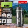 Youluo Portable Stainless Steel Thermos Flask with Carrying Rope