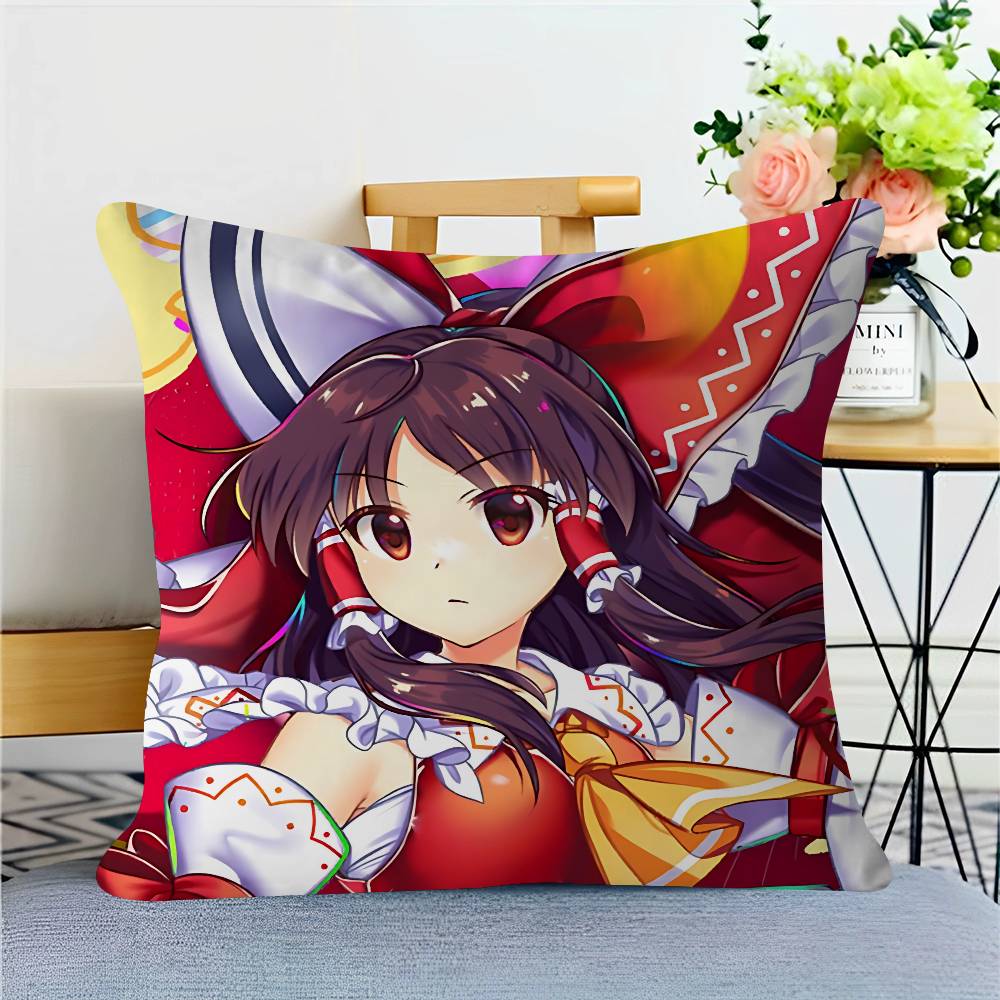 Game Touhou-Project Maple Design Cushion Cover Happy Autumn Harvest Decor Holiday Decorati Pillow Cover