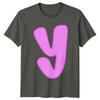 Z Letter Alphabet Unisex T Shirt Initial Unisex Unisexs Graphic Tee