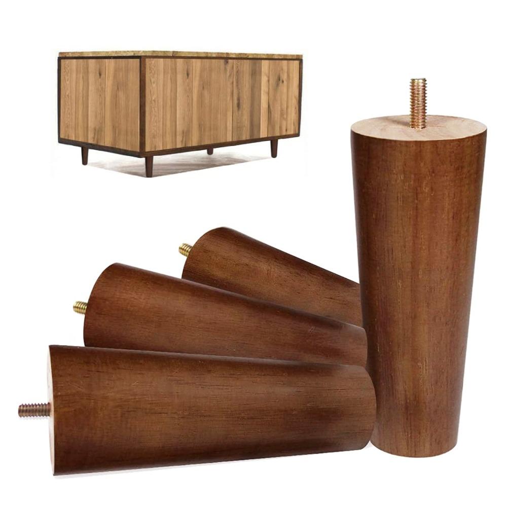 Conical 1Pcs TV Cabinet Durable Chair Bed Furniture Leg Sofa Leg for Coffee Table Table Feet