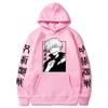 Jujutsu Kaisen Anime Hoodie Unisex Long Sleeve Pullover Sweatshirt Print Casual Streetwear