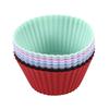Silicone Muffin & Mousse Cake Cup Mold - 8.5g Thick, 7cm Diameter.