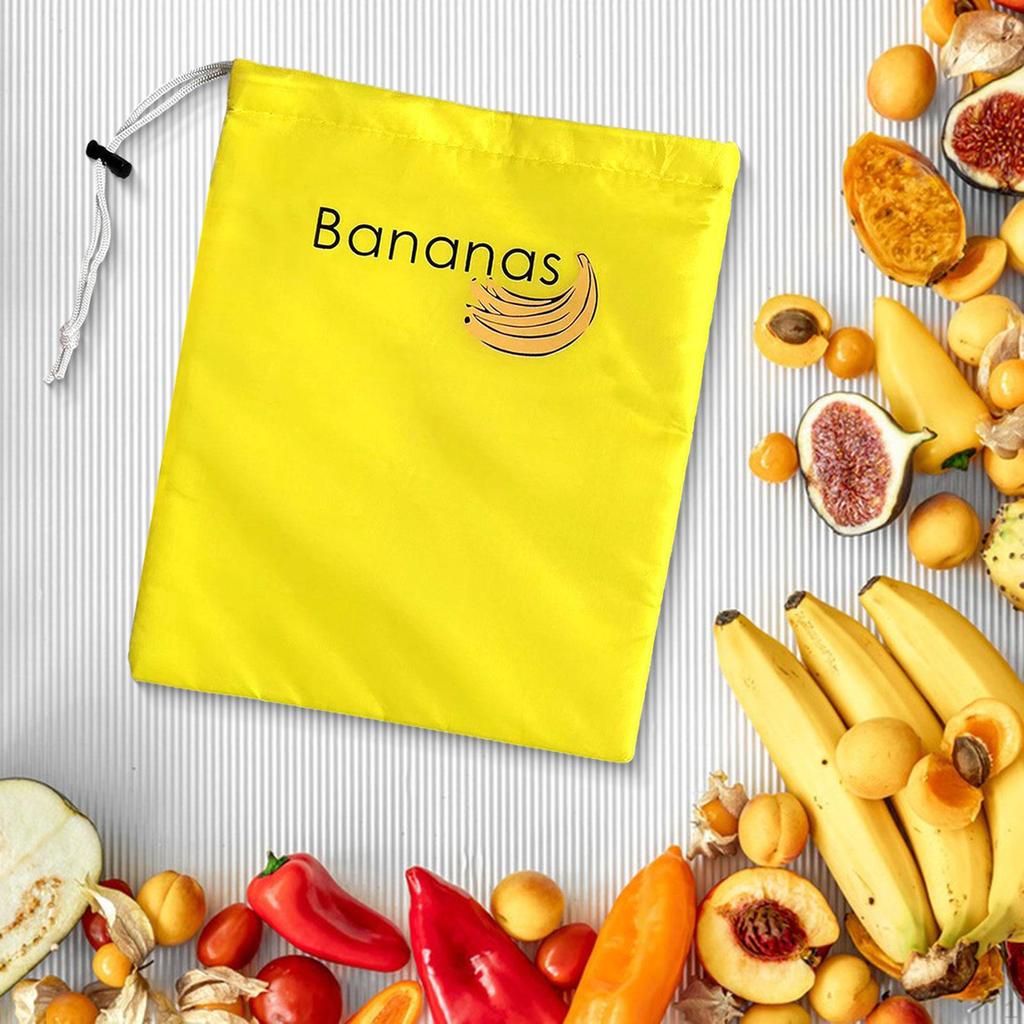 Fresh Produce Bag Drawstring Aluminum Foil Refrigerator Organizer Veggie Vegetable