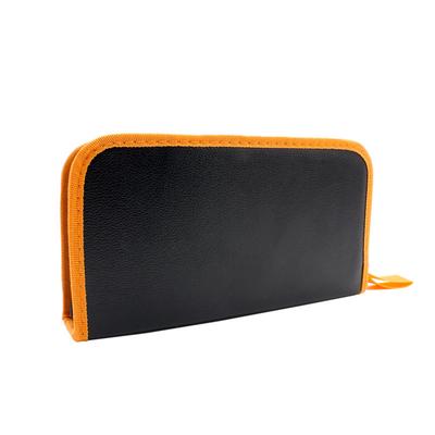 Hardware-Reparaturwerkzeugtasche Tragbare Haushaltselektrik Lötkolben-Werkzeugtasche Multifunktionale PVC-Leder Reißverschluss-Werkzeugtasche