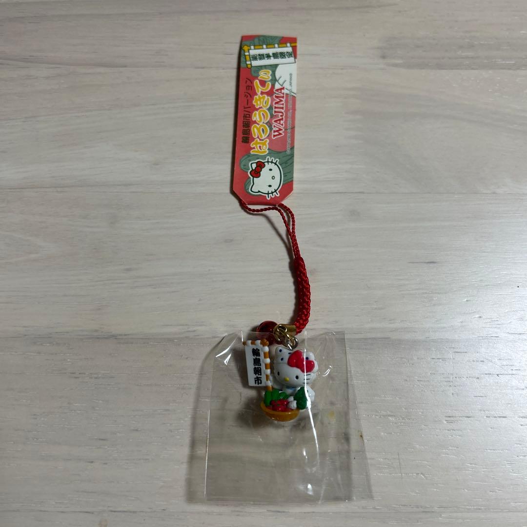 Wajima Morning Market Version Hello Kitty Charm Local Strap
