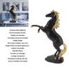 Resin Standing Horse Figurine Desktop Standing Horse Decoration Standing Horse Statue  Office