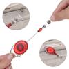 Office Supplies Durable Clip Anti-Lost Clip ID Name Card Badge Holder Retractable Lanyards Key Ring