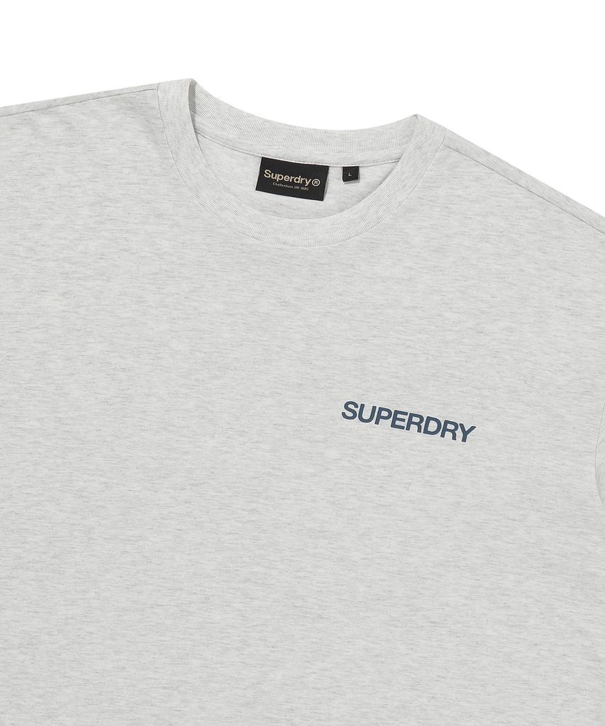 Syupeodeulai Work Label Graphic Short Sleeve T-Shirt Light Gray Sduiscq71Lgr