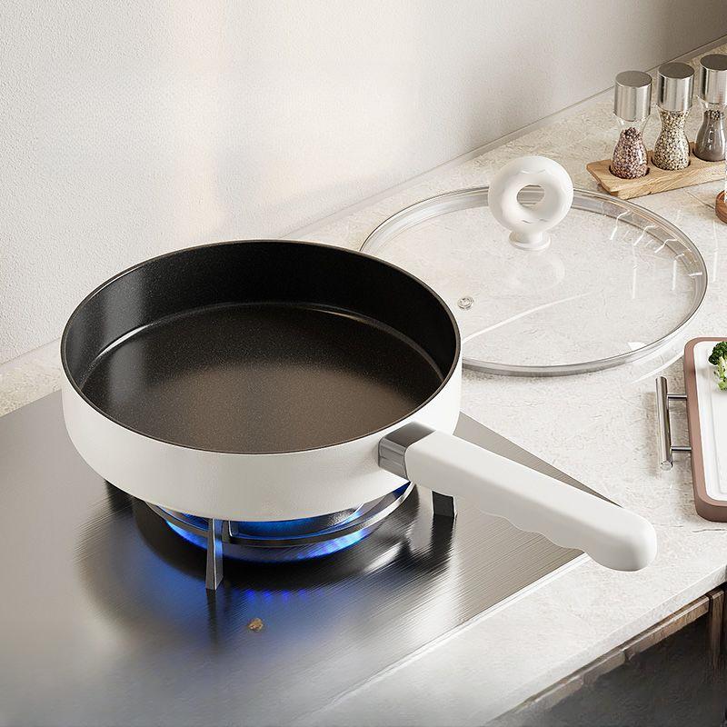Thickened Uncoated Flat Bottomed Frying Pan Kitchen Dual-use Frying Pan Non Stick Frying Pan Vegetable Frying Pan Electric Gas Universal Pot