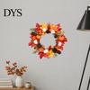 Statisch Haftend Abnehmbar Fensteraufkleber Thanksgiving Herbst Wandaufkleber, Ahornblatt Tannenzapfen Kürbis Ernte Aufkleber, Herbst Atmosphäre Wasserdicht