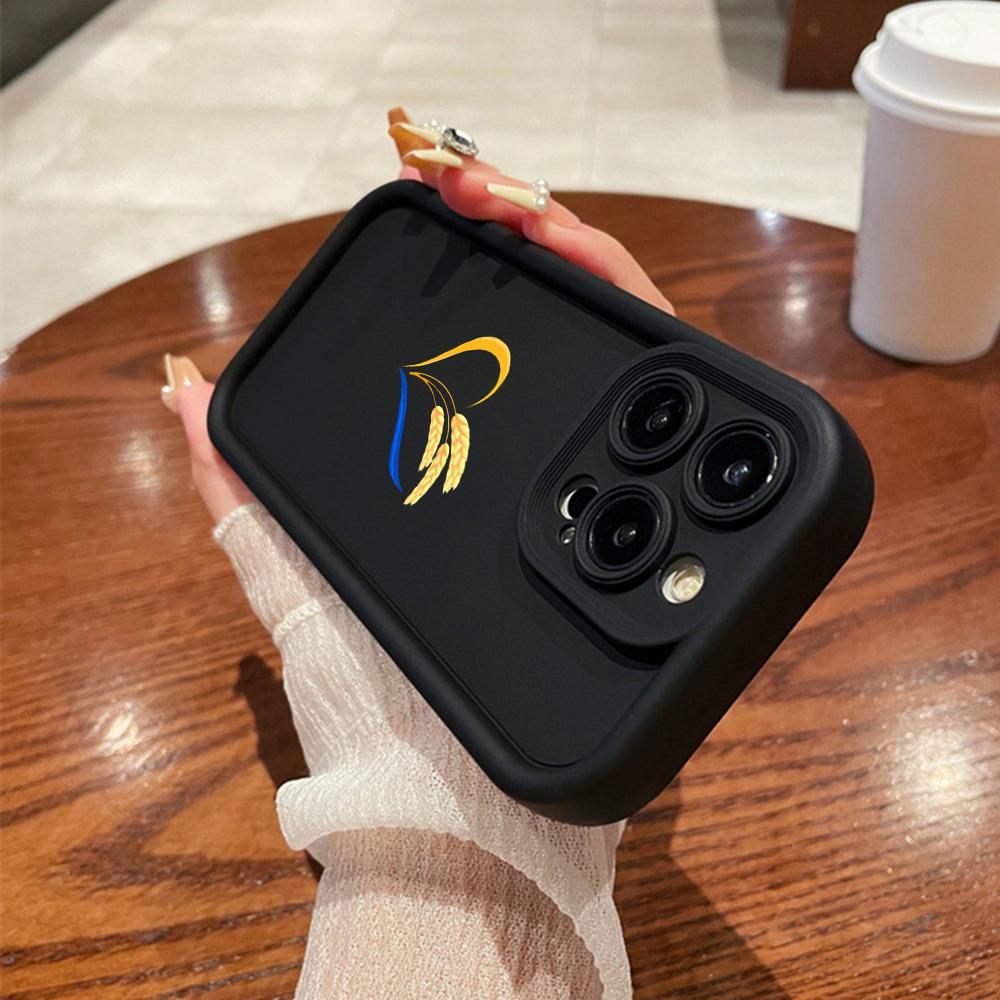 LZ27 National Emblem Heart Silicone Phone Case for SamsungA15 A35 S24 S23 Ultra S22 S21 Plus S20 FE A05 A06 A54 A55 A53 A14 M15 Shockproof Back Cover