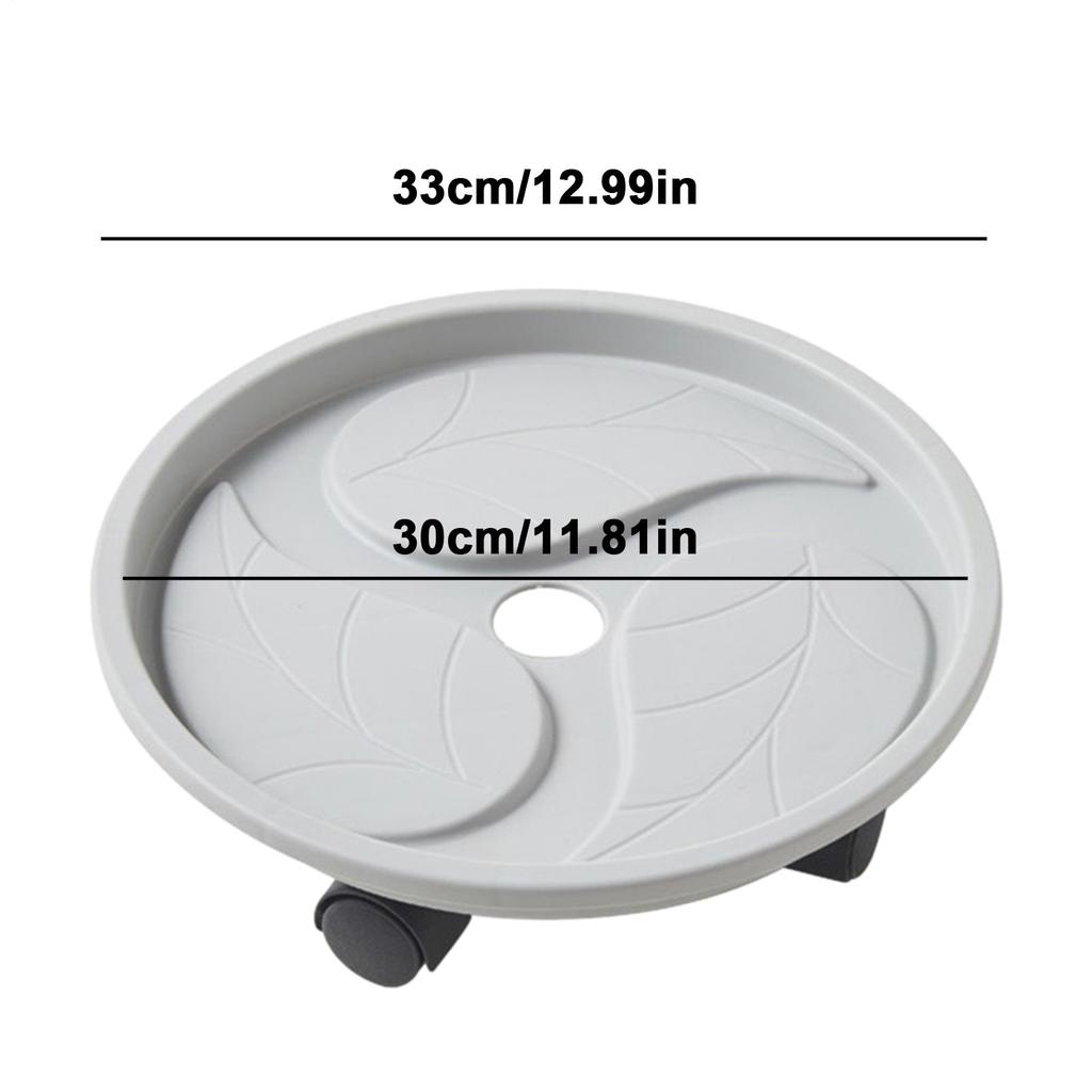 Plant Rollers With Wheels Swiveling With 100kg Capacity Rolling Plant Pot Stand Indoor For Living Room Dining Room Porch Cafe