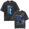 Rock Band Radiohead The Bends Vintage Washed Tshirt Unisex Women Fashion Hip Hop T Shirts Casual Tshirts Streetwear