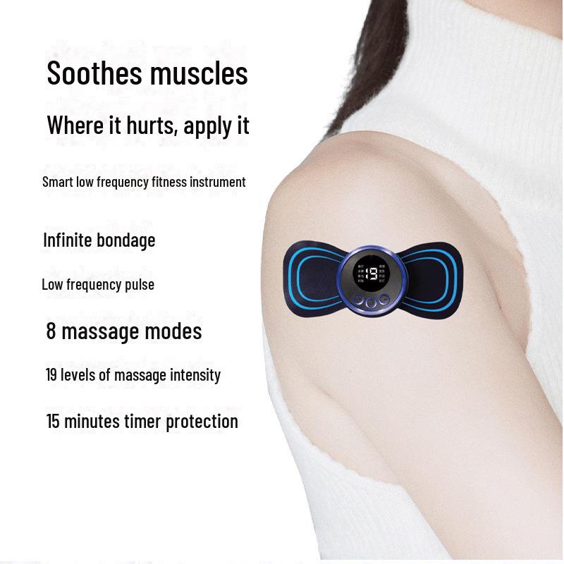 Intelligent Multifunctional EMS Mini Massager for Cervical, Leg, Waist, Shoulder