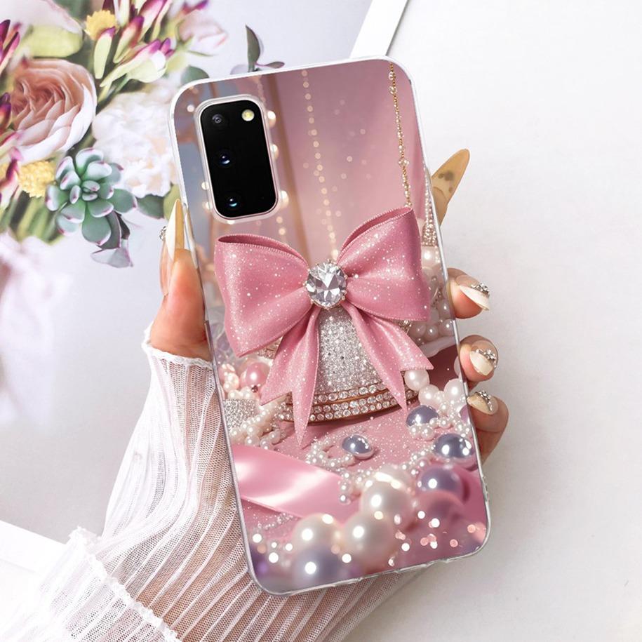 For Samsung Galaxy S20 Plus Case Fashion Butterfly Flower Soft Clear Silicone Back Phone Cover For Samsung S20 Ultra S 20 Bumper