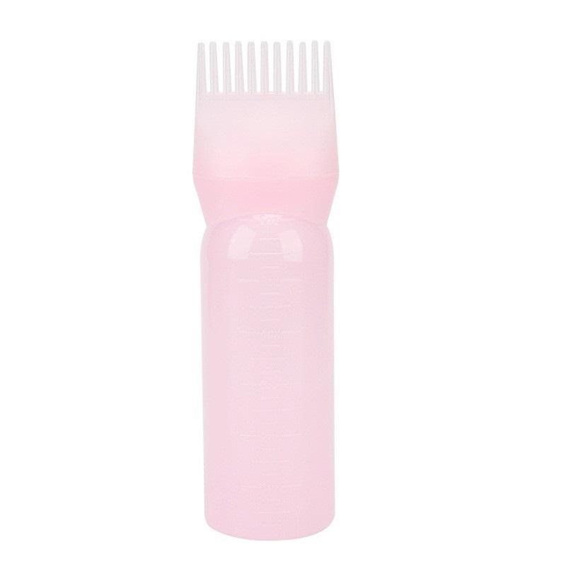 3 Farben Haarfärbemittel-Applikator, Pinselflaschen, Färbeshampooflasche, Ölkamm, Haarfärbemittelflaschen-Applikator, Friseursalon-Styling-Tool