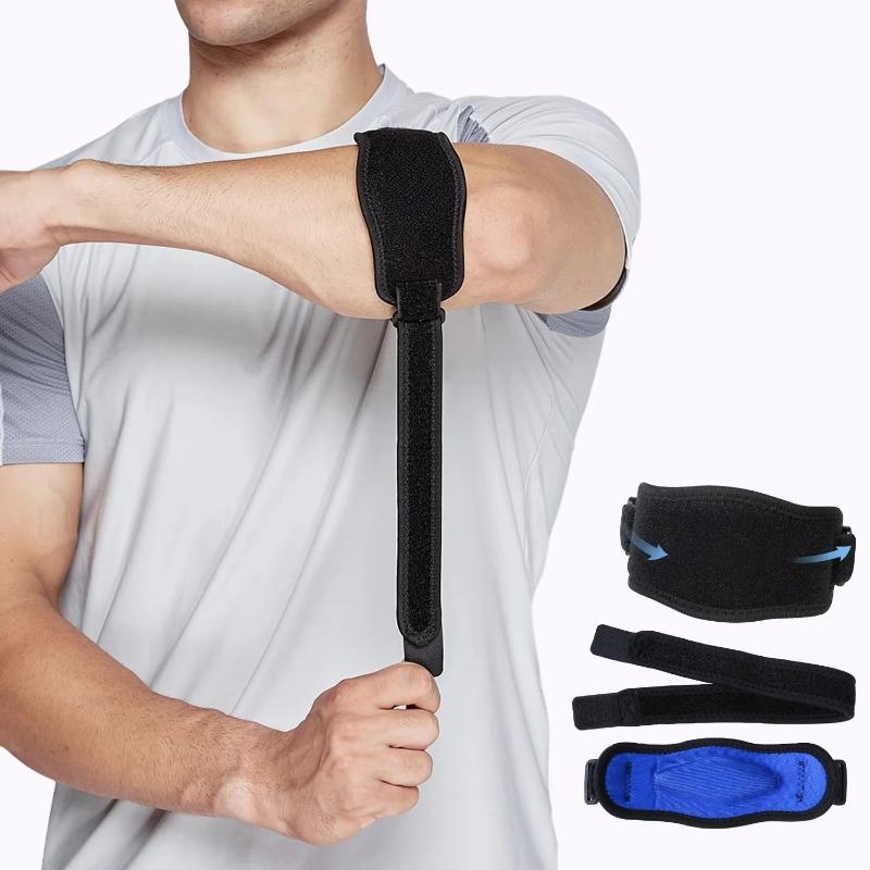 1Pcs Unisex Fitness Tool Sports Adjustable Elbow Brace Compression Arm Support For Tennis Golf Basketball Volleyball
