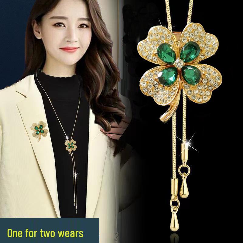 Elegant Dual-Use Sweater Chain: Women's Luxe Tassel Necklace for Versatile Autumn/Winter Fashion