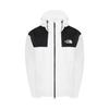 Loose Fit Hooded Zip Long Sleeve Jacket Men Jackets White NJ3BR03B
