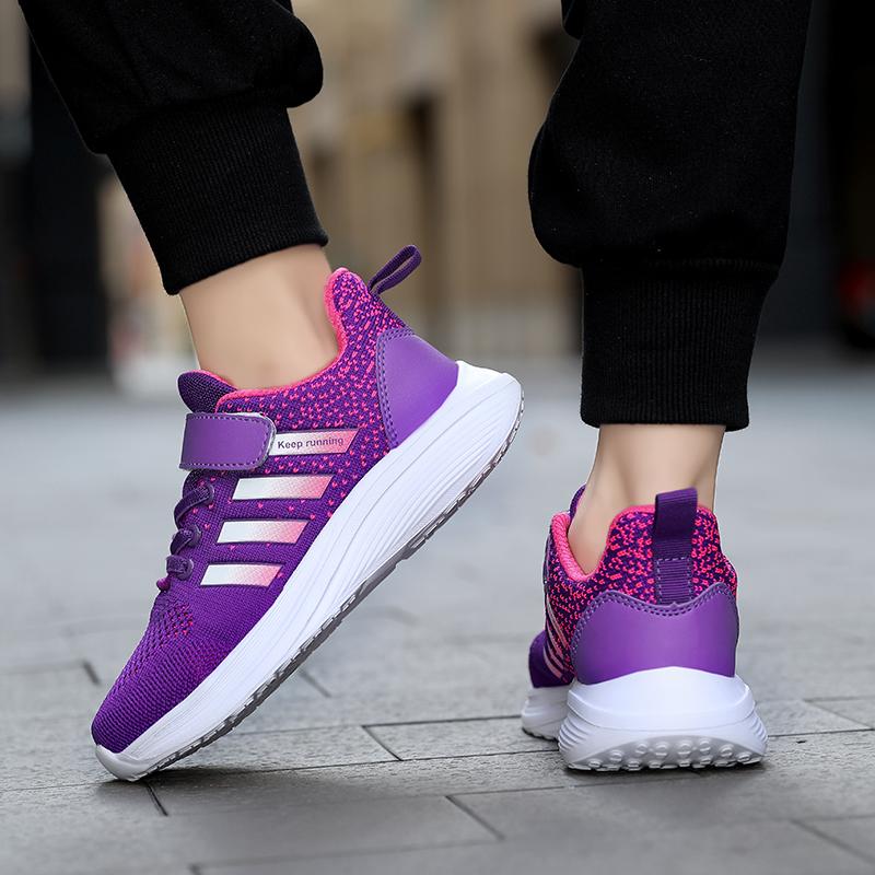 Brand Fashion Purple Sneakers Kids Sports Shoes Boys Running Shoes Comfort Breathable Children's Sneakers 2025 zapatillas niño