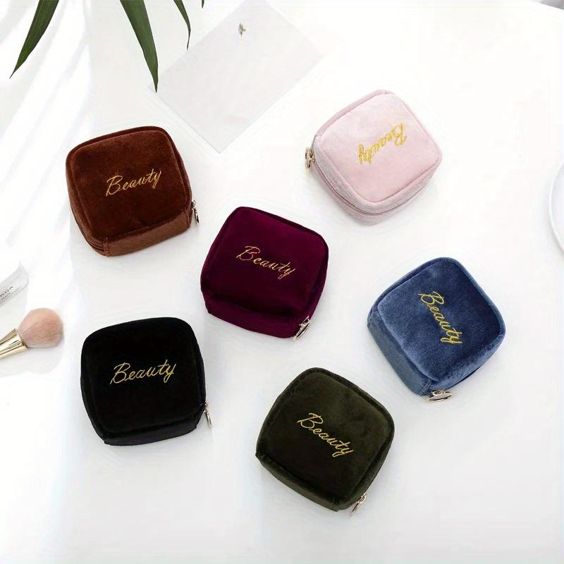 Bolsa de Almacenamiento de Labiales mini portátil impermeable bolsa de almacenamiento de cosméticos con asa bolsa de maquillaje