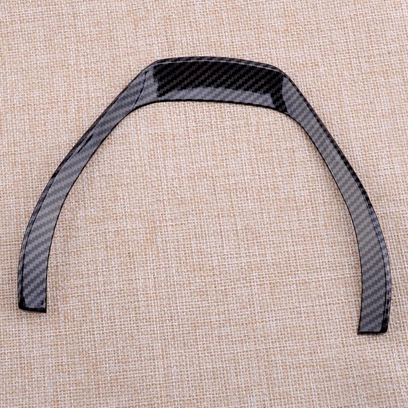 Carbon Fiber Style Steering Wheel Decoration Cover Trim Frame Fit For BMW 3 Series F30 F31 F34 2013 2014 2015
