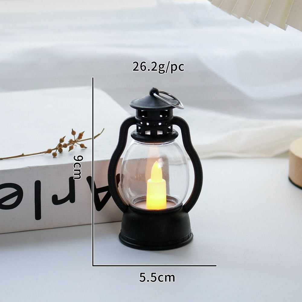 Portable LED Candle Light Retro LED Night Light Electronic Candle Lamp  For Halloween Festival Etc