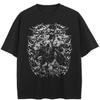 Streetwear Höllenhunde Grafik T-Shirt Baumwolle Unisex Oberteile T-Shirts Sommer Kurzarm T-Shirt