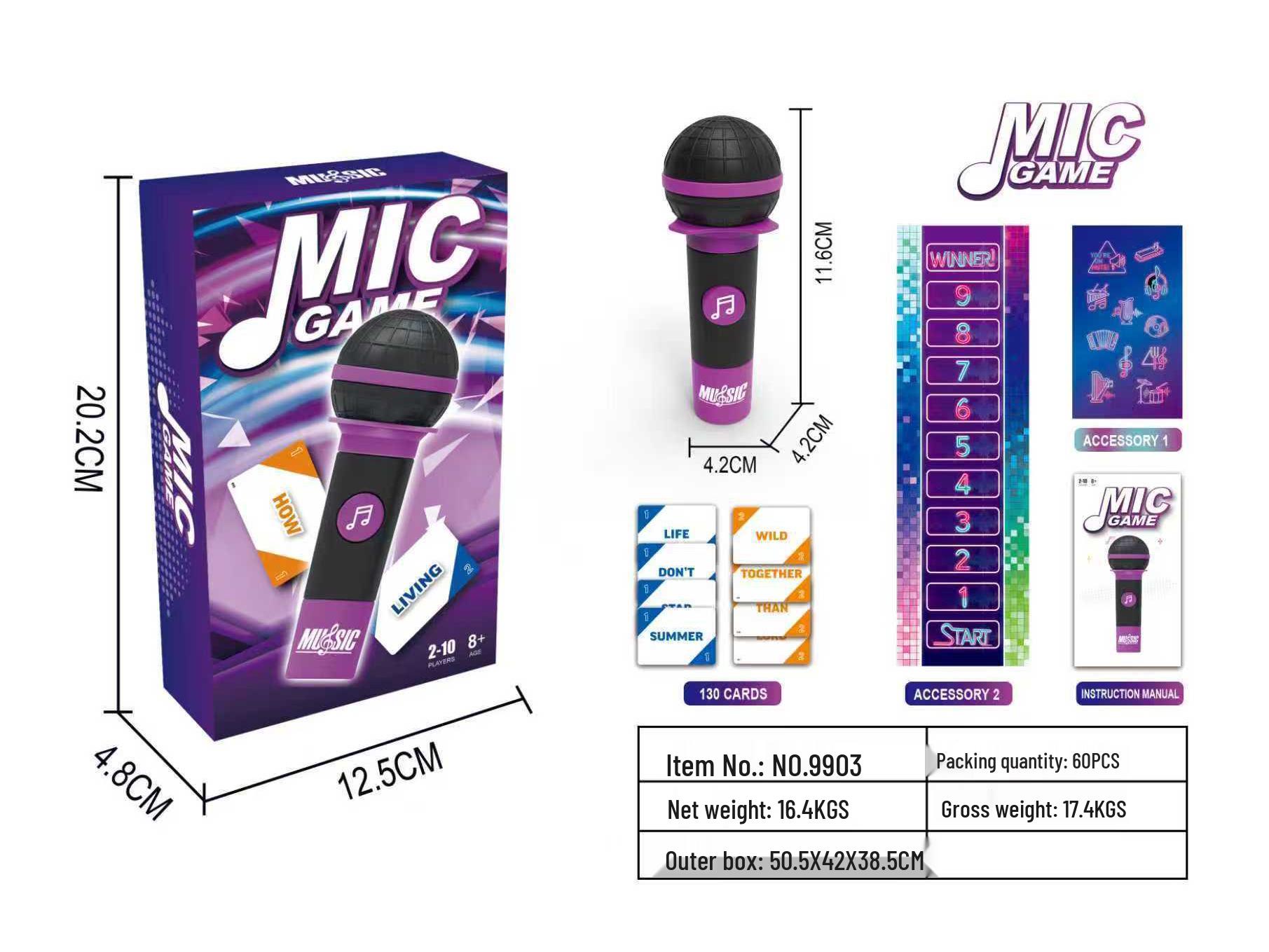 Temu Lucky Egg Exciting Karaoke Card Game