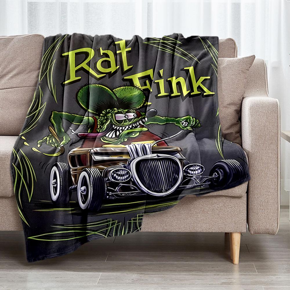 Truck Theme Printed Blanket - Perfect for Couch, Bed, Travel & Outdoor Use | Machine Washable, Cozy & Durable.