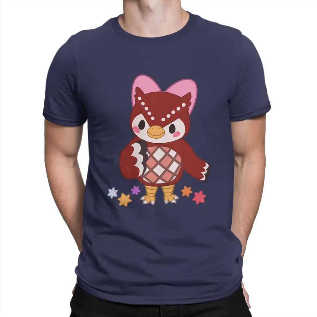 Animal Funny Crossing Timmy Game Newest TShirt for Celeste Stars Collar Basic T Shirt Distinctive Gift Clothes Streetwear Unisex