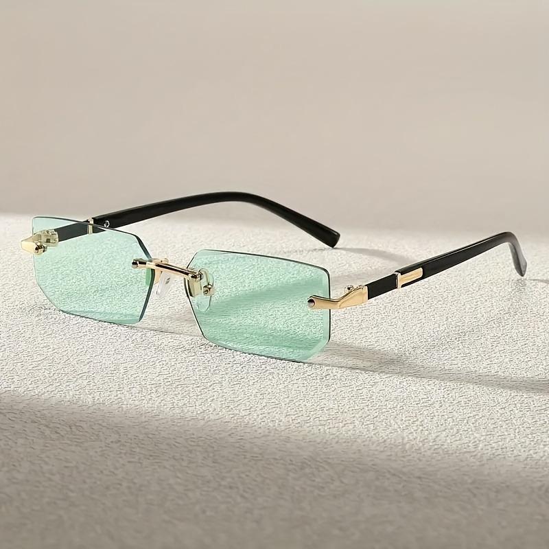 

Stylish Candy-Colored Fashion Glasses Metal Frame PC Lenses Versatile for Business Leisure Ideal Birthday Gift for All