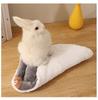 Small Pet Flannel Cage Mat Double Sided Warm Winter Sleeping Cushion Pad for Rabbit Bunny Cat Puppy