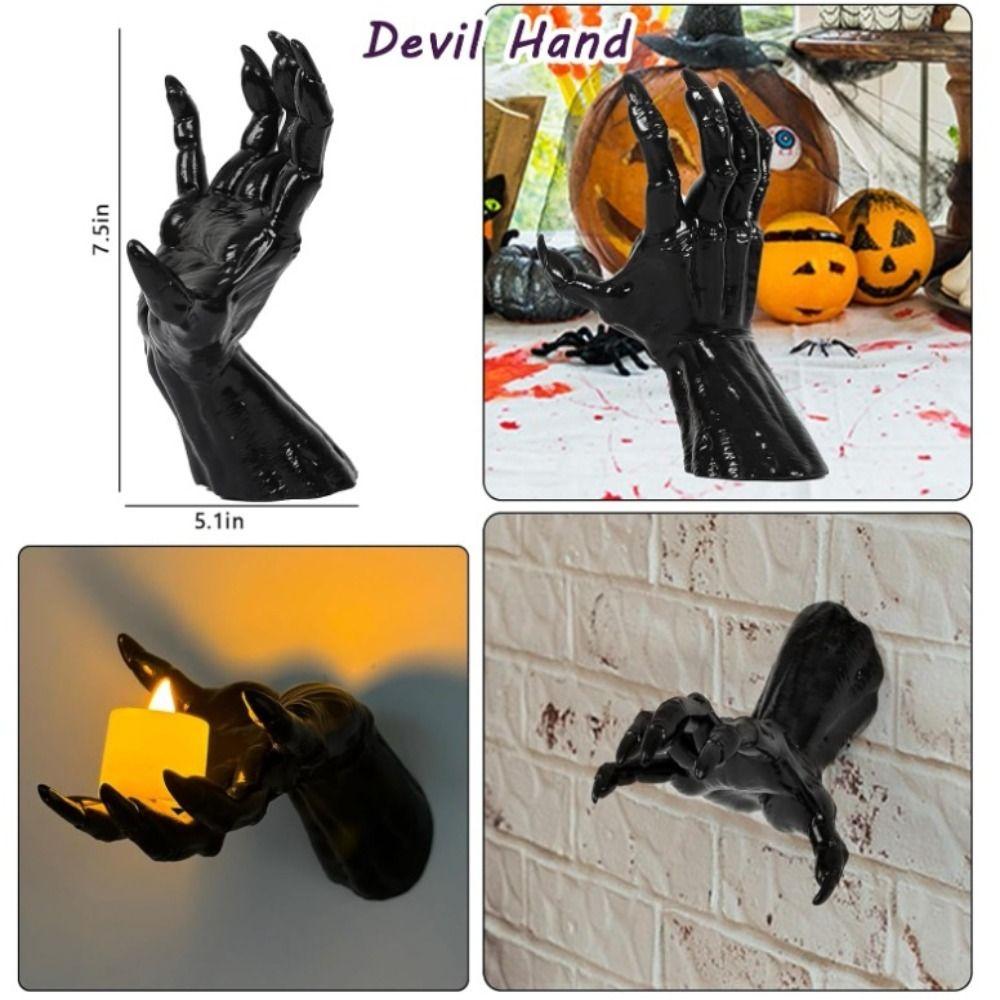 Trendy Creepy Halloween Scary Hand Wall Mounted Creative Halloween Decorations Gothic Wall Hanging for Indoor and Outdoor