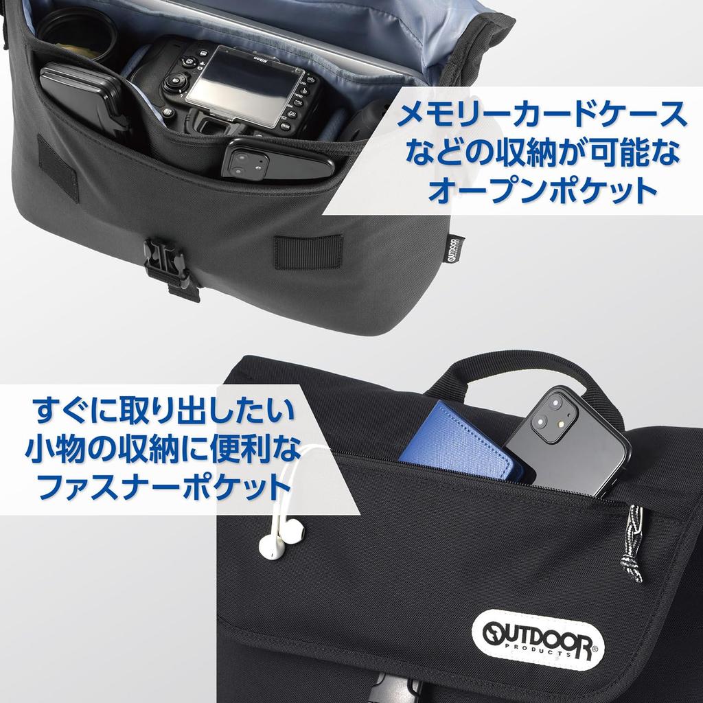 OUTDOOR PRODUCTS Camera Bag 05 Small SLR Shoulder Bag Black