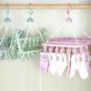 36 Clip Clothes Hanger Household Adult Clothes Hanger Children's Underwear And Socks Drying Rack Portable Folding Clothes Hanger