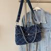 Retro Damen Jeans Handtasche 2026 Herbst Neu Kette Einzel Schultertaschen Große Kapazität Pendler Crossbody Tasche Tragetasche