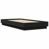 VidaXL Bed Frames, Single Bed with Slatted Base, Adult Bed, Bedroom Furniture, Modern, Black 90x190 Cm Wood 839631