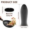 8Pcs Silicone Hot Handle Holder Heat Resistant Pot Handle Covers Flexible Pot Handle Sleeve Dishwasher Safe Silicone Pan Handle