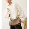 Female Natural Cowhide Soft Handbags Women's Cow Genuine Leather  Shoulder Bag Ladies Designer Luxury Crossbody Underarm Bags