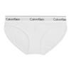 Modern Elastic Band Jacquard Waistband Sexy Bikini Briefs for Women, 1-Pack, White