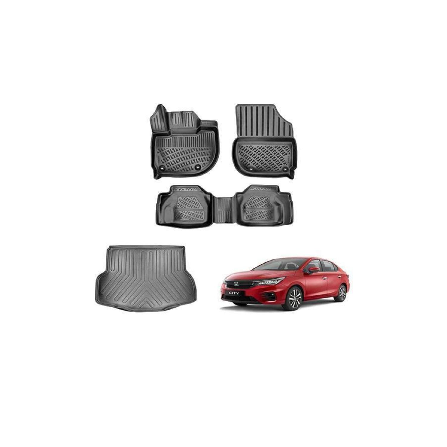 

Комплект ковриков Honda City 2021 и более поздних версий, 3D-багажник