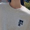 Fila Mikiny Pánské Měsíční Šepot Melírovaná Šedá Kulatý Výstřih Střední Běžný F11U439203FMG