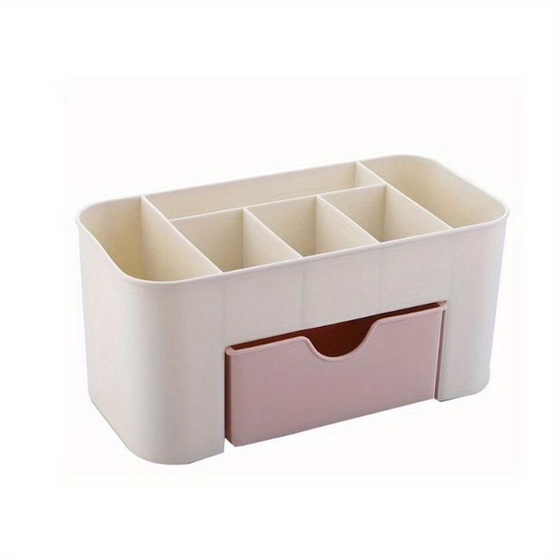 

1pc Stylish Plastic Desk Organizer - Perfect For Office, School & Home Storage! рожевий