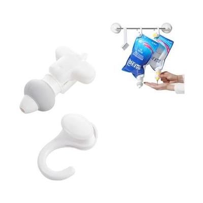 [Firmiarii] Hanging Holder Shampoo Holder [Uses Up To the End / Compatible with High Viscosity] Refill Clip Refill Packs Can Be Used Directly