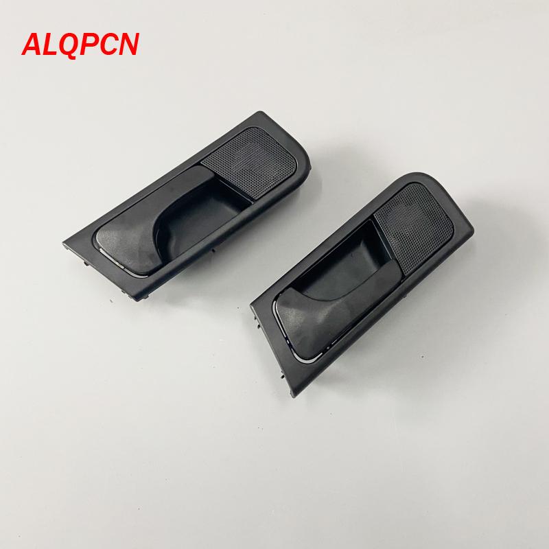 Front Door Inner Handle Rear Ide Handle Chrome with Black for Chevy Optra Suzuki Forenza 2003-2008 Buick Excelle 2007-2013