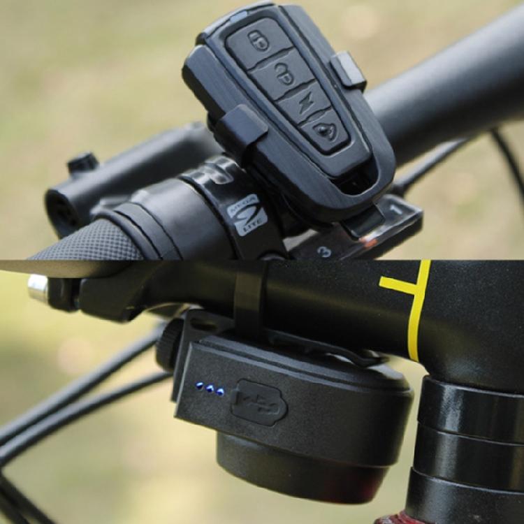 Sensitivity Adjustable Alarm Horn Vibration Alarm for Scooter Road Bike Electric Bike Security Alarm System with Remote
