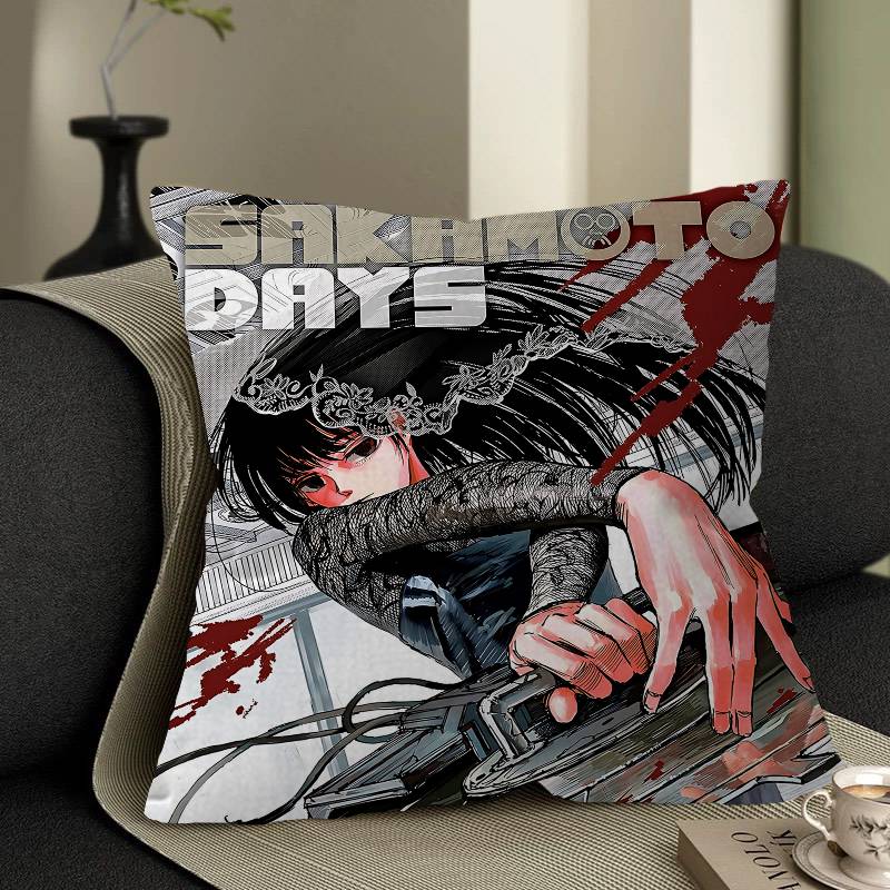 Anime SAKAMOTO DAYS Personalized Pillow Cover Kids Bedroom Wild Party Decor Pillowcase Kid Birthday Shower Gift