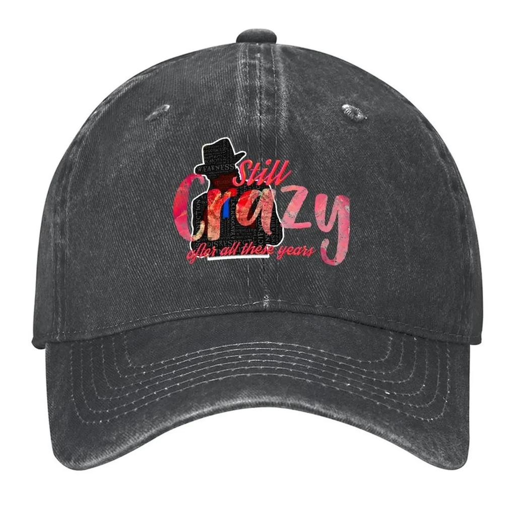 New STILL CRAZY Baseball Cap Cute Anime Hat Hard Hat Vintage Unisexs Tennis Womens
