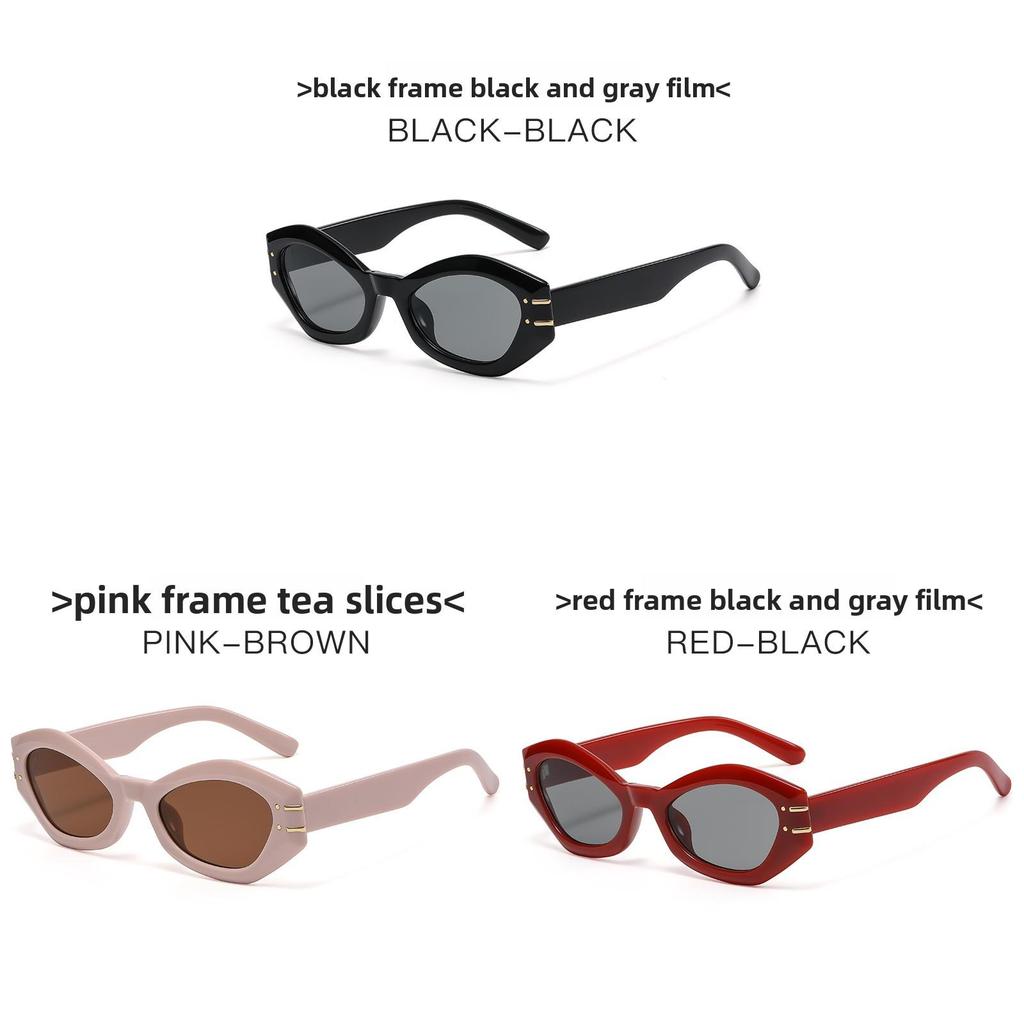 Retro Cat Eye Sunglasses For Women Uv400 Protection With Pink Lenses For Fashion And Travel